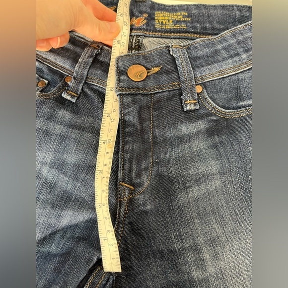 Mavi Vanna Style Jean Shorts Waist Size 24 Blue Denim Mid Rise - Picture 8 of 11